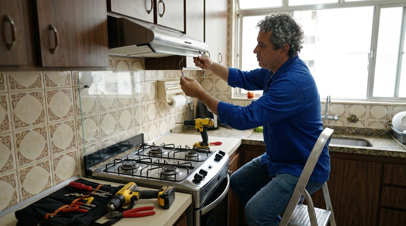 Instalação de Coifa em Maringá‑PR