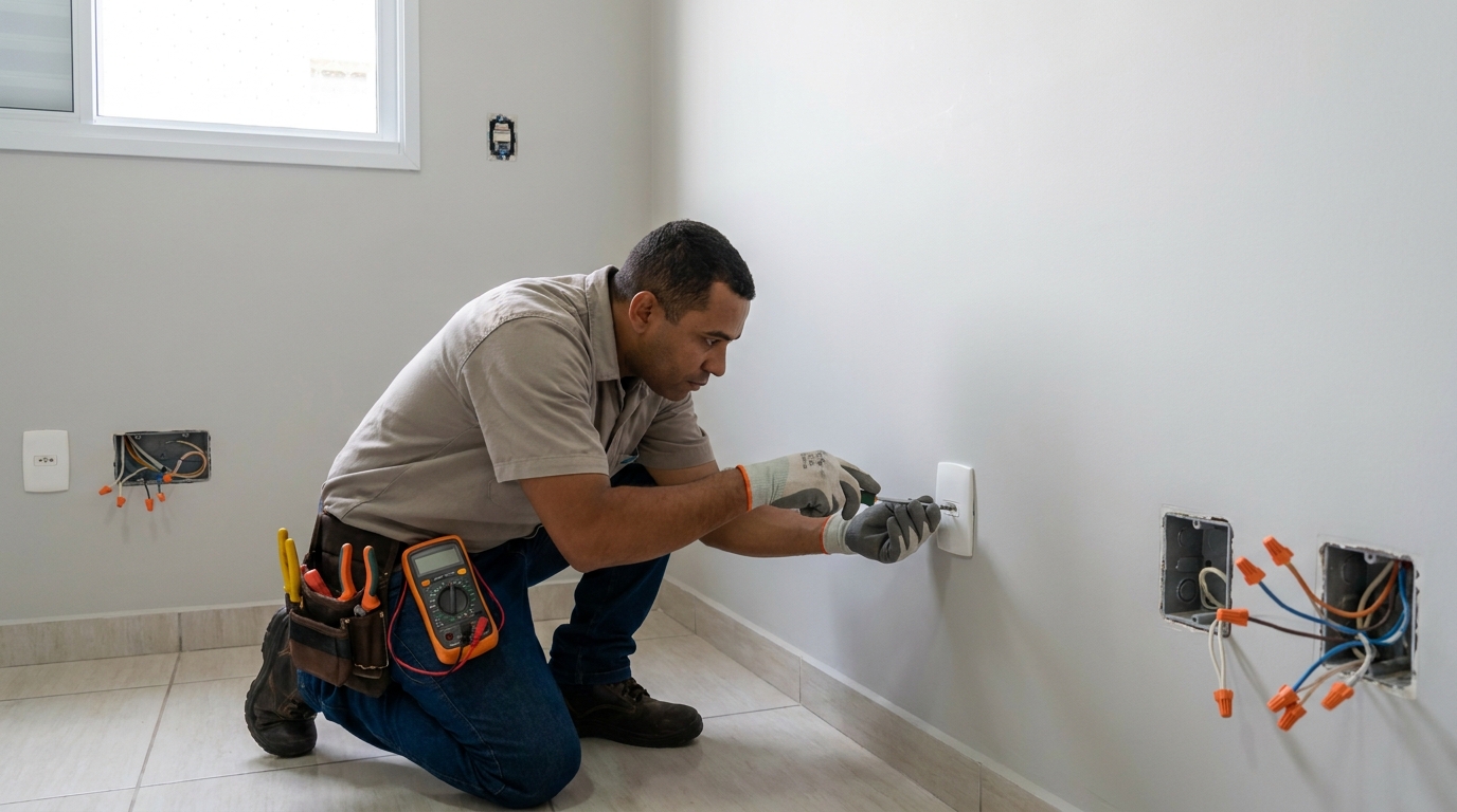 Instalação de Tomadas Novas em Maringá‑PR