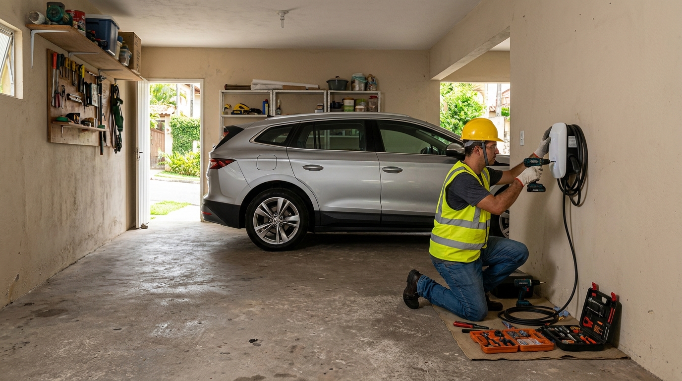 Instalação em garagem ou condomínio em Maringá‑PR
